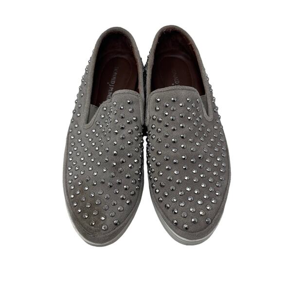 DONALD J PLINER Gray studded gray slip on sneaker size 7.5 - Picture 9 of 10
